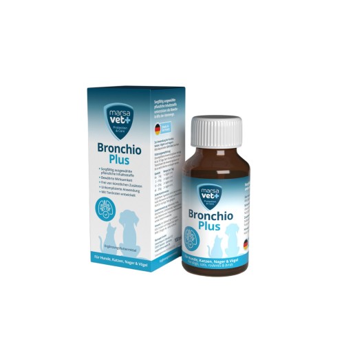 Marsavet Bronchio Plus dråber 100 ml til hunde og katte